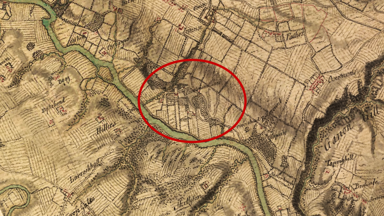 1774 Military survey map 1